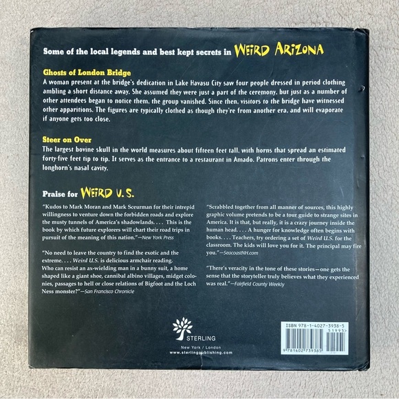 “Weird Arizona” Travel Guide by Wesley Treat-Hardback Cover-Best Local Secrets - Picture 6 of 9